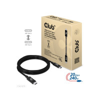 Produktbild för Club 3D - USB typ C-kabel - USB-C till USB-C - 2 m