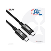 Produktbild för Club 3D - USB typ C-kabel - USB-C till USB-C - 2 m