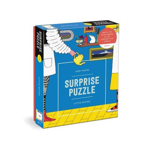 Galison Little Bistro 1000 Piece Surprise Puzzle (bok, eng)