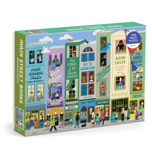 Galison Main Street Books 1000 Piece Puzzle (bok, eng)