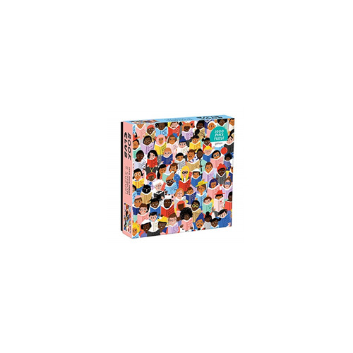 Galison Book Club 1000 Piece Puzzle In a Square Box