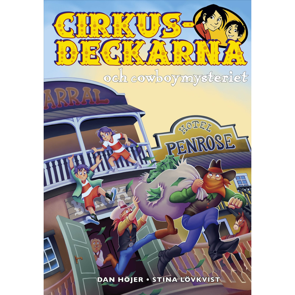 Produktbild för Cirkusdeckarna och cowboymysteriet (bok, kartonnage)