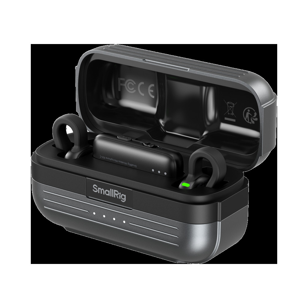 Produktbild för SmallRig 5717 S70-C2 Wireless Microphone with USB-C Adapter for Phones (Black)