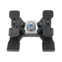 Produktbild för Logitech Flight Rudder Pedals - pedaler - kabelansluten