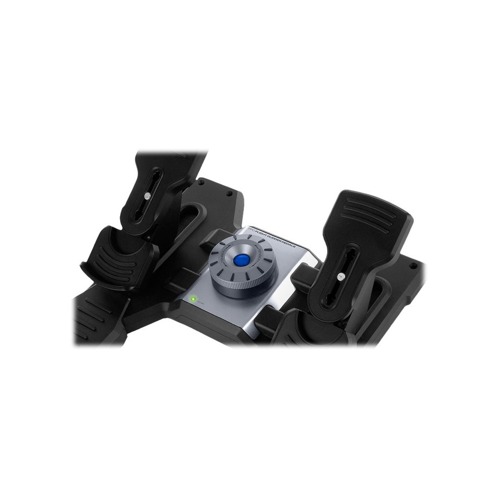 Produktbild för Logitech Flight Rudder Pedals - pedaler - kabelansluten