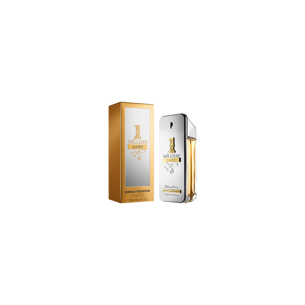 Produktbild för 1 Million Lucky by Paco Rabanne Eau De Toilette for Men 200m...