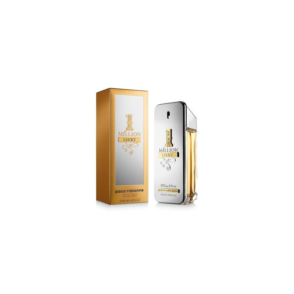 Produktbild för 1 Million Lucky by Paco Rabanne Eau De Toilette for Men 200m...