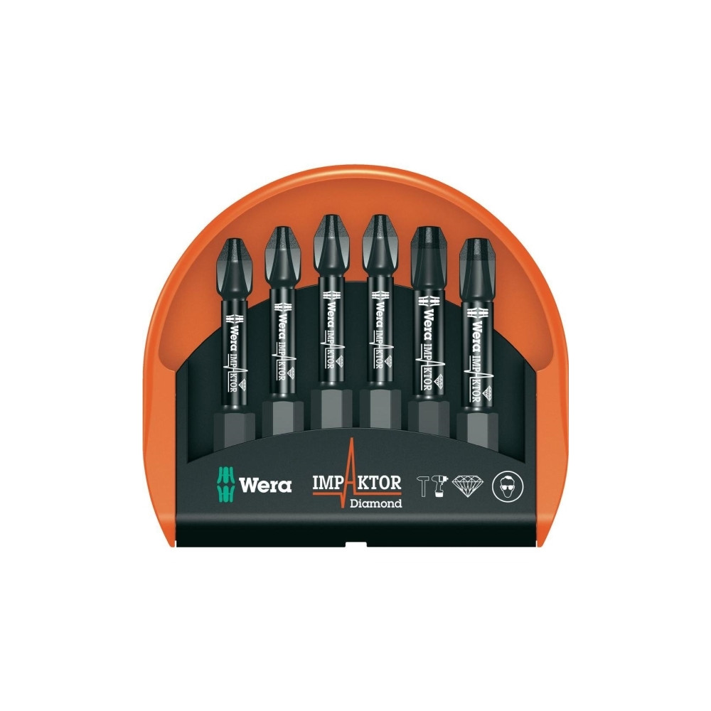 Produktbild för Wera Bit-Check 6 PH Impaktor 1