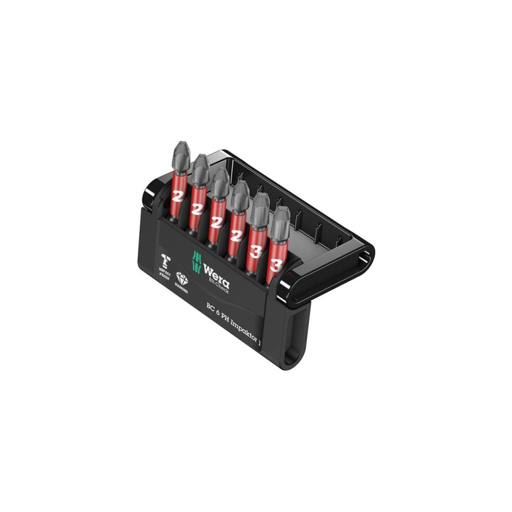 Produktbild för Wera Bit-Check 6 PH Impaktor 1