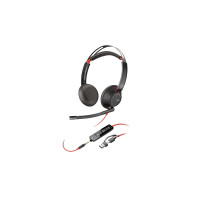 Produktbild för HP Poly Blackwire 5210 - headset - 3,5 mm kontakt, USB-C