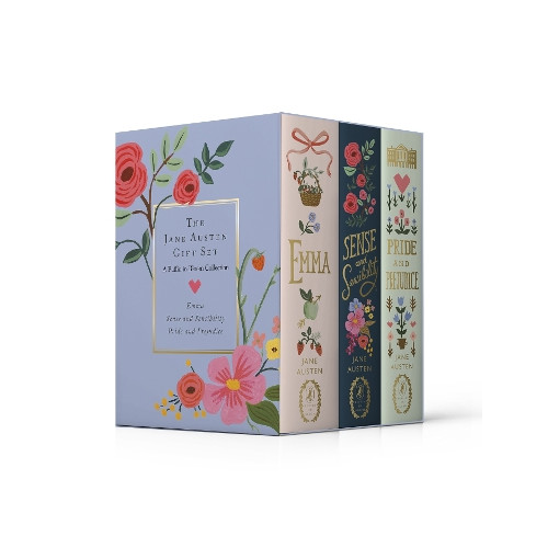 Jane Austen The Jane Austen Gift Set: A Puffin in Bloom 3-Book Collection: Pride and Prejudice, Emma, and Sense and Sensibility (inbunden, eng)