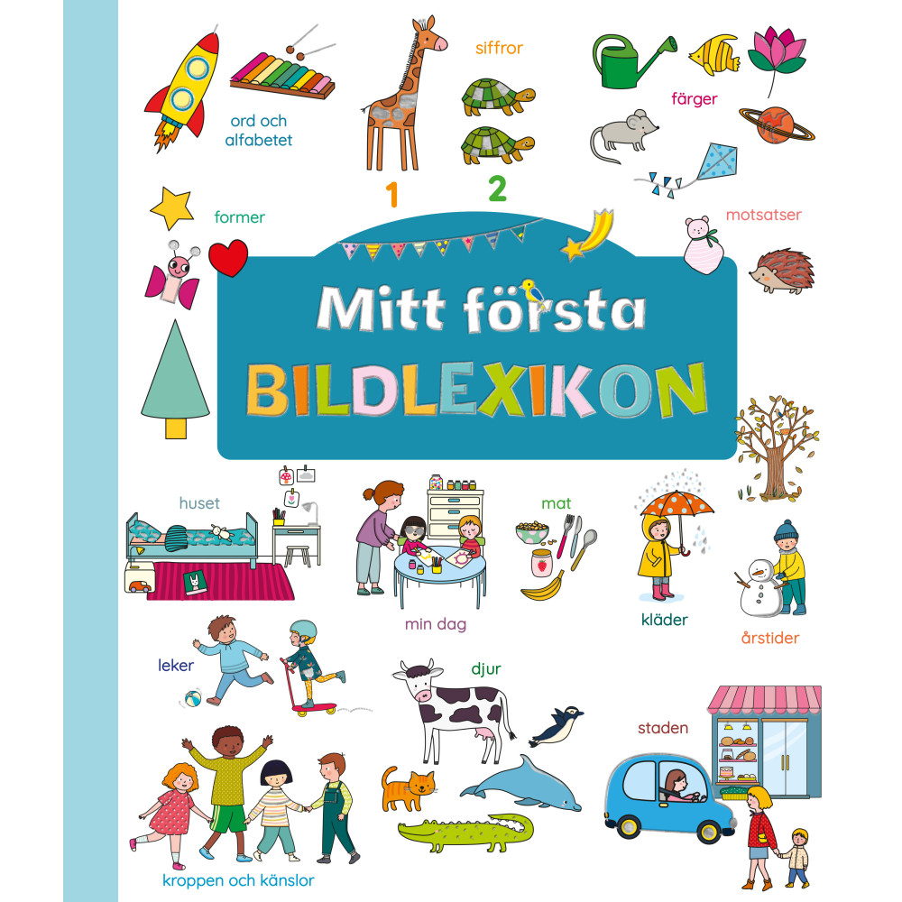 Produktbild för Mitt första bildlexikon (bok, board book)