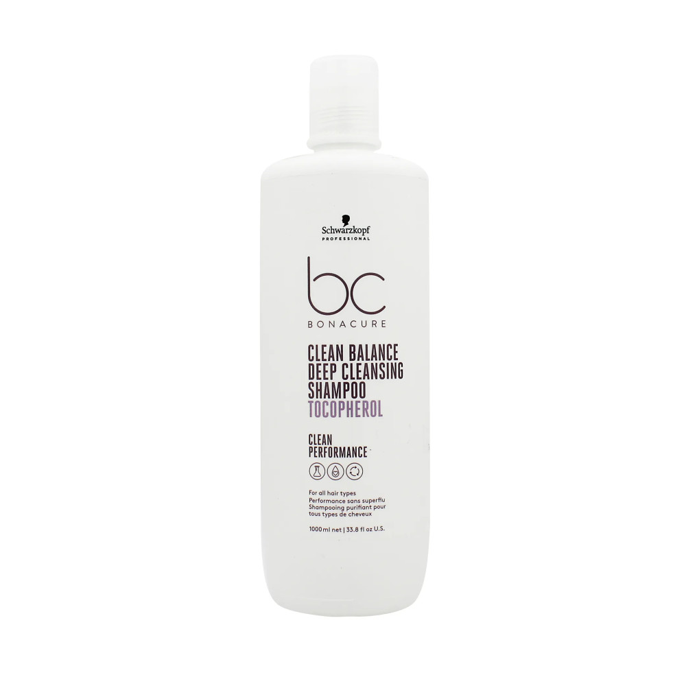 Produktbild för Schwarzkopf Professional BC Clean Balance Deep Cleansing Shampoo 1000ml