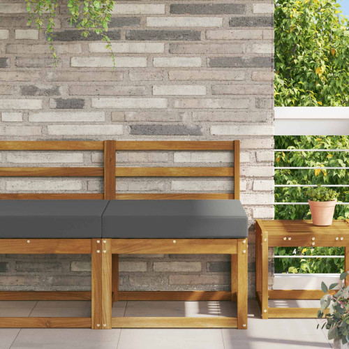 vidaXL Utomhus Soffa Kudde Antracit 60 x 60 x 8 cm Polyester