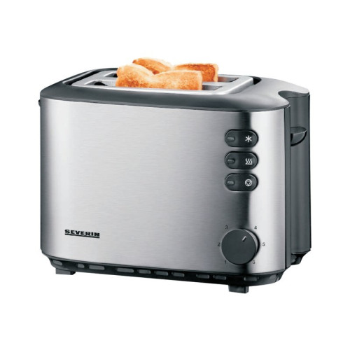 SEVERIN Elektrogeräte GmbH SEVERIN AT 2514 - brödrost - svart / borstat rostfritt stål
