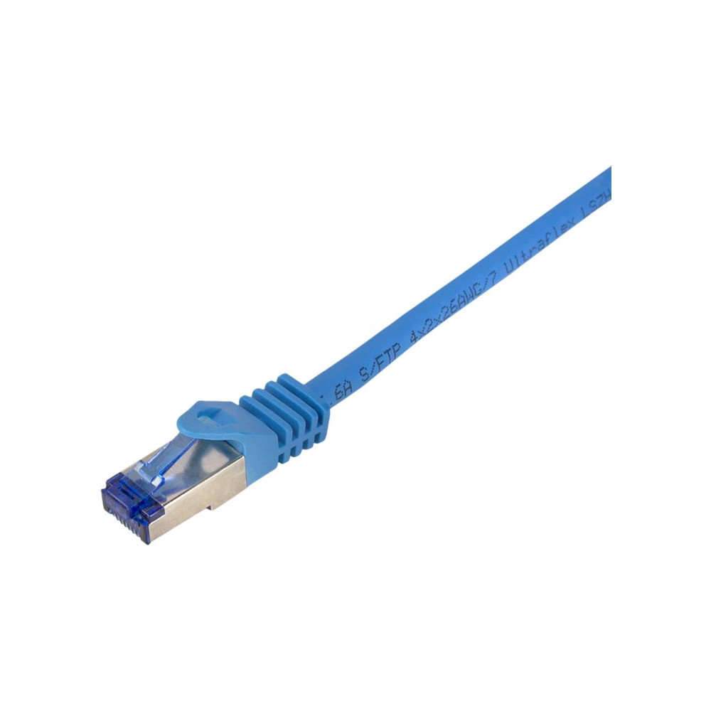 Produktbild för LogiLink Professional Ultraflex - patch-kabel - 10 m - blå, RAL 5015