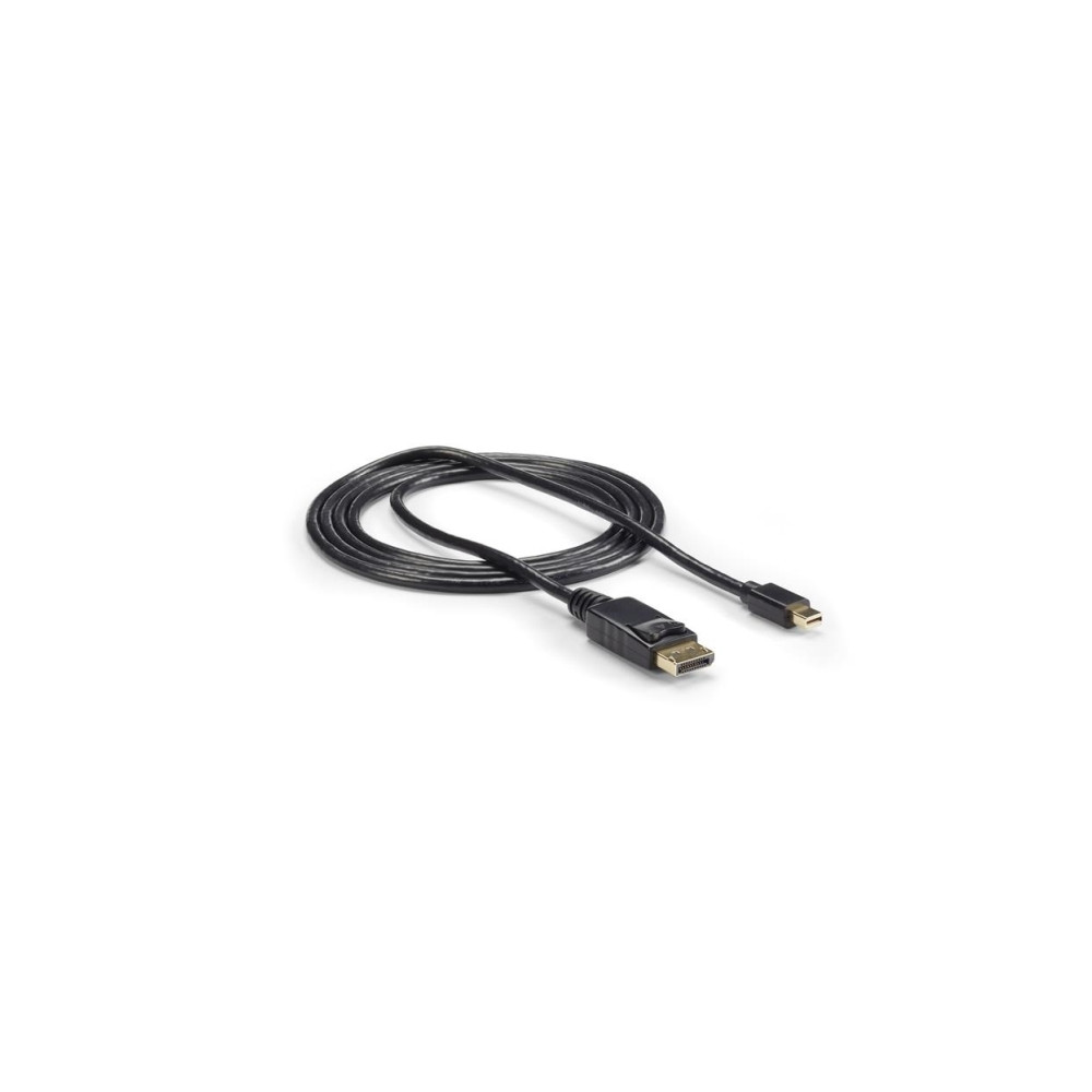 Produktbild för StarTech.com 3 m Mini DisplayPort till DisplayPort 1.2-kabeladapter M/M - DisplayPort 4k - DisplayPort-kabel - 3 m