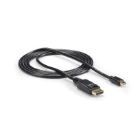 Produktbild för StarTech.com 3 m Mini DisplayPort till DisplayPort 1.2-kabeladapter M/M - DisplayPort 4k - DisplayPort-kabel - 3 m