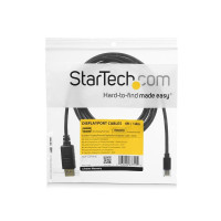 Produktbild för StarTech.com 3 m Mini DisplayPort till DisplayPort 1.2-kabeladapter M/M - DisplayPort 4k - DisplayPort-kabel - 3 m