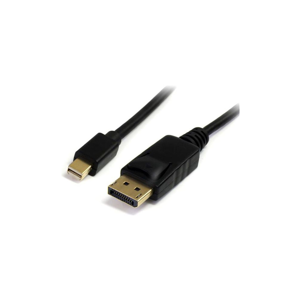 Produktbild för StarTech.com 3 m Mini DisplayPort till DisplayPort 1.2-kabeladapter M/M - DisplayPort 4k - DisplayPort-kabel - 3 m