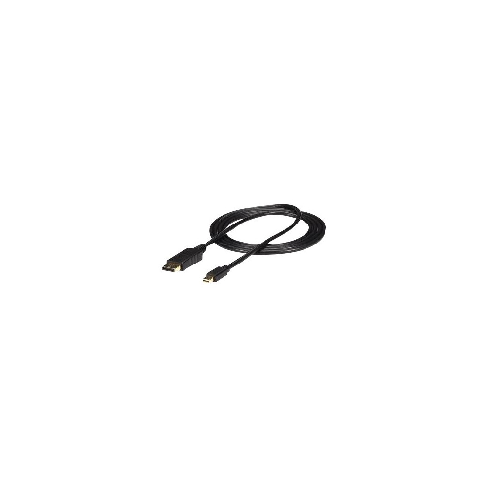 Produktbild för StarTech.com 3 m Mini DisplayPort till DisplayPort 1.2-kabeladapter M/M - DisplayPort 4k - DisplayPort-kabel - 3 m