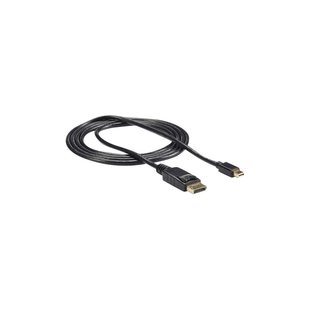 Produktbild för StarTech.com 3 m Mini DisplayPort till DisplayPort 1.2-kabeladapter M/M - DisplayPort 4k - DisplayPort-kabel - 3 m