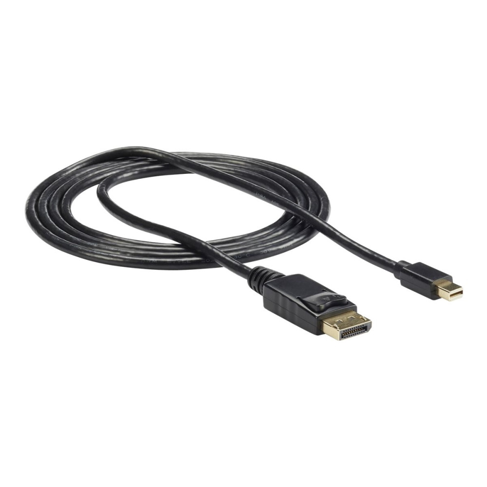 Produktbild för StarTech.com 3 m Mini DisplayPort till DisplayPort 1.2-kabeladapter M/M - DisplayPort 4k - DisplayPort-kabel - 3 m