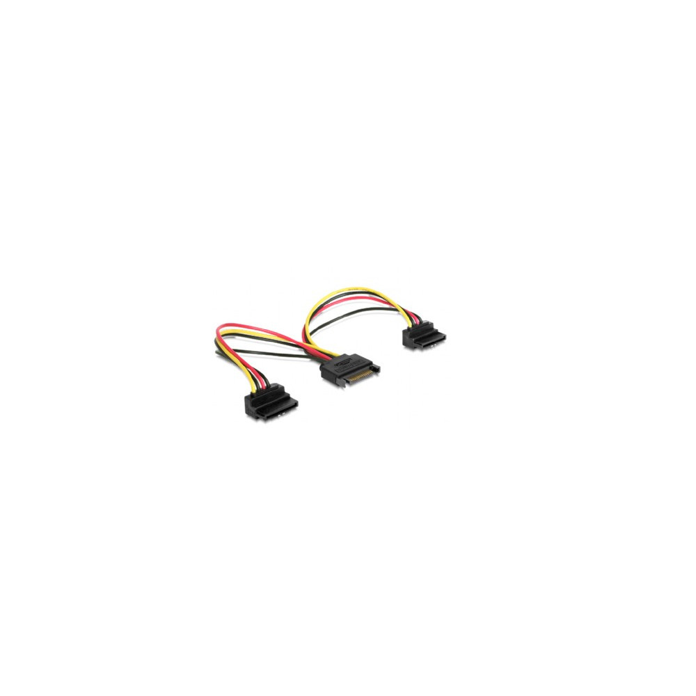 Produktbild för Gembird CC-SATAM2F-02 - strömdelare - SATA-ström till SATA-ström - 15 cm