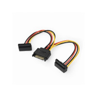 Produktbild för Gembird CC-SATAM2F-02 - strömdelare - SATA-ström till SATA-ström - 15 cm