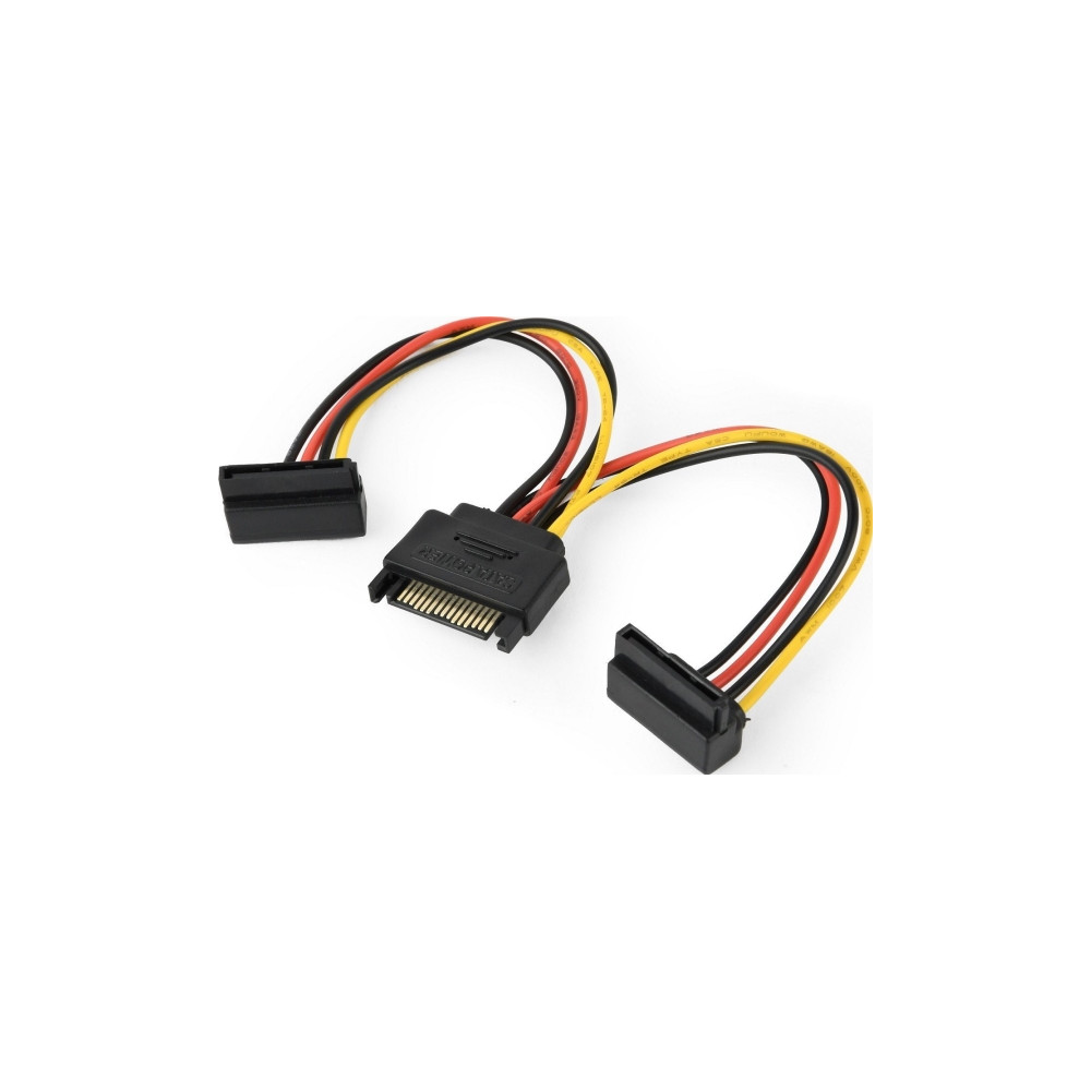Produktbild för Gembird CC-SATAM2F-02 - strömdelare - SATA-ström till SATA-ström - 15 cm