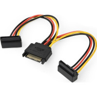 Produktbild för Gembird CC-SATAM2F-02 - strömdelare - SATA-ström till SATA-ström - 15 cm