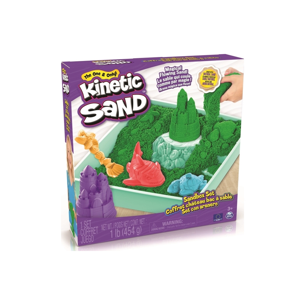 Produktbild för Kinetic Sand Sandbox Set