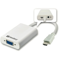 Produktbild för Sandberg HDMI to VGA+Audio Converter - videokonverterare