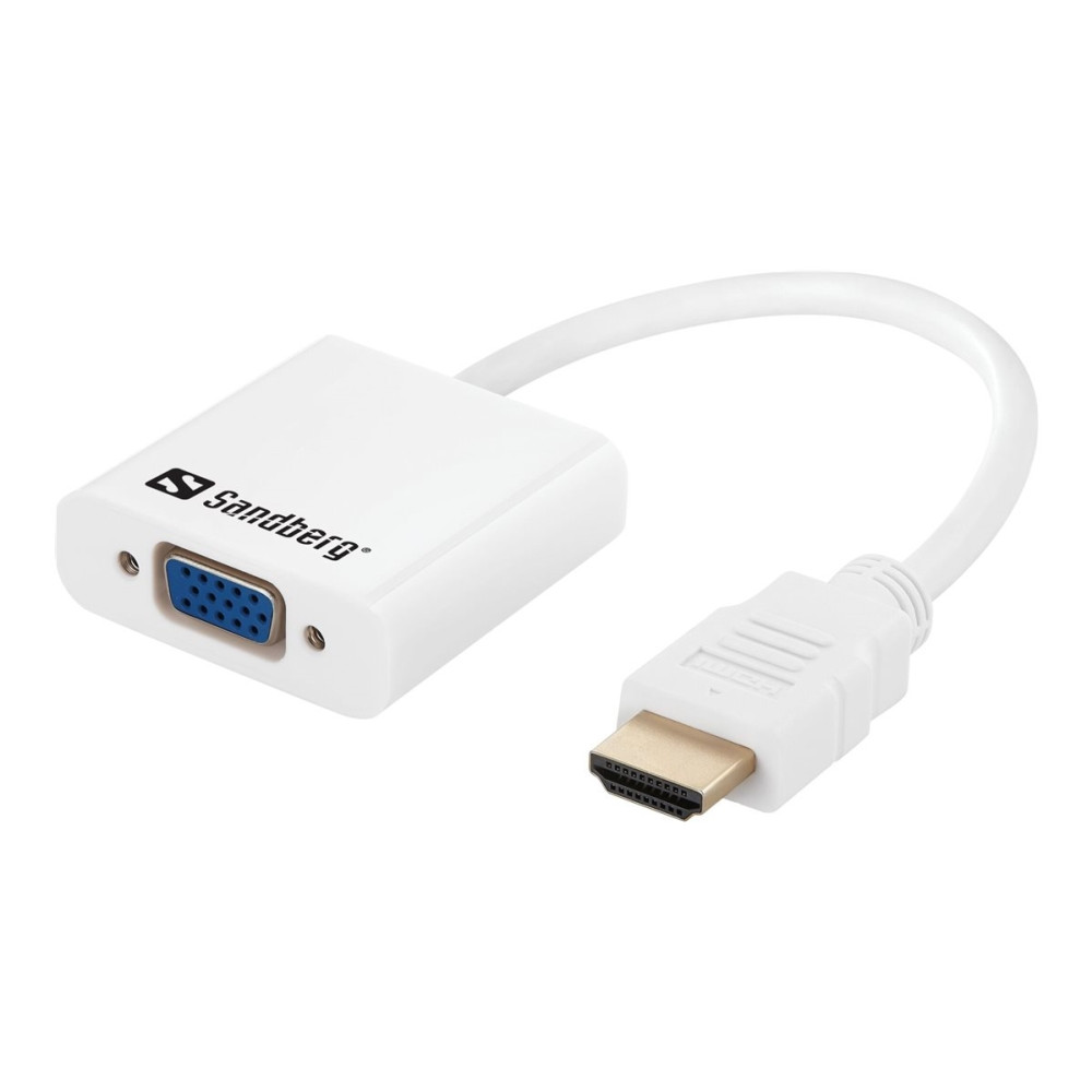 Produktbild för Sandberg HDMI to VGA+Audio Converter - videokonverterare
