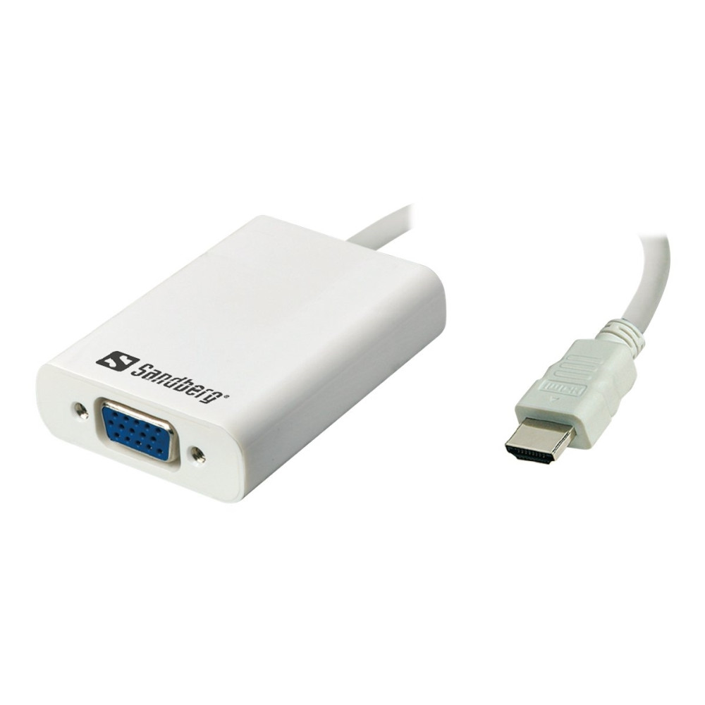 Produktbild för Sandberg HDMI to VGA+Audio Converter - videokonverterare