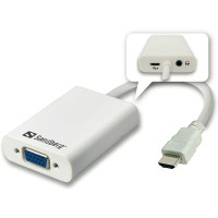 Produktbild för Sandberg HDMI to VGA+Audio Converter - videokonverterare