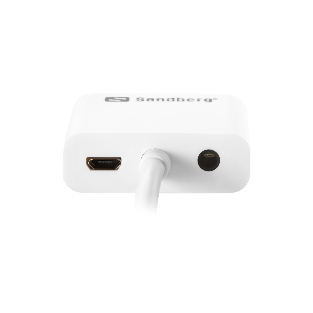Produktbild för Sandberg HDMI to VGA+Audio Converter - videokonverterare
