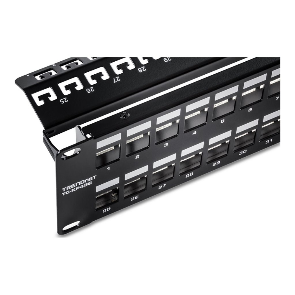 Produktbild för TRENDnet TC-KP48S - kopplingspanel (tom) - 2U - 19"
