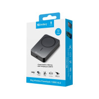 Produktbild för Sandberg 1000 ALU trådlös powerbank - Li - USB-C - 20 watt