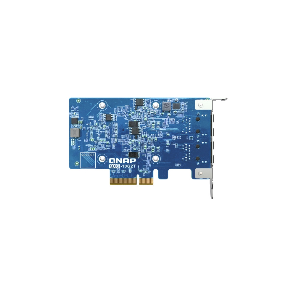 Produktbild för QNAP QXG-10G2T - nätverksadapter - PCIe 3.0 x4 - 100M/1G/2.5G/5G/10 Gigabit Ethernet x 2