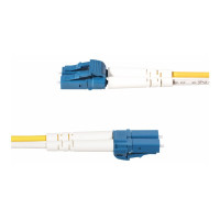Produktbild för StarTech.com 7m (23ft) LC to SC (UPC) OS2 Single Mode Duplex Fiber Optic Cable, 9/125µm, Laser Optimized, 10G, Bend Insensitive, Low Insertion Loss - LSZH Fiber Patch Cord (SMLCSC-OS2-7M) - patch-kabel - 7 m - 7 m - gul