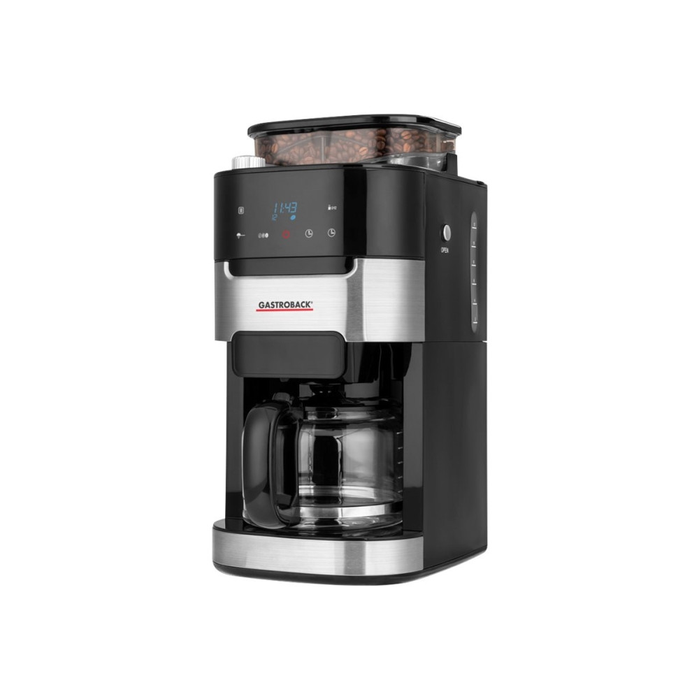 Produktbild för Gastroback Grind & Brew Pro - kaffemaskin