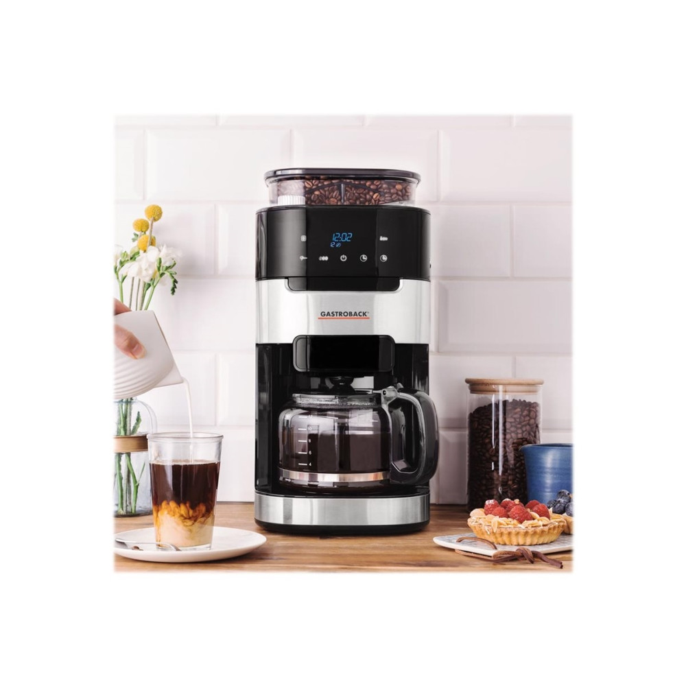 Produktbild för Gastroback Grind & Brew Pro - kaffemaskin