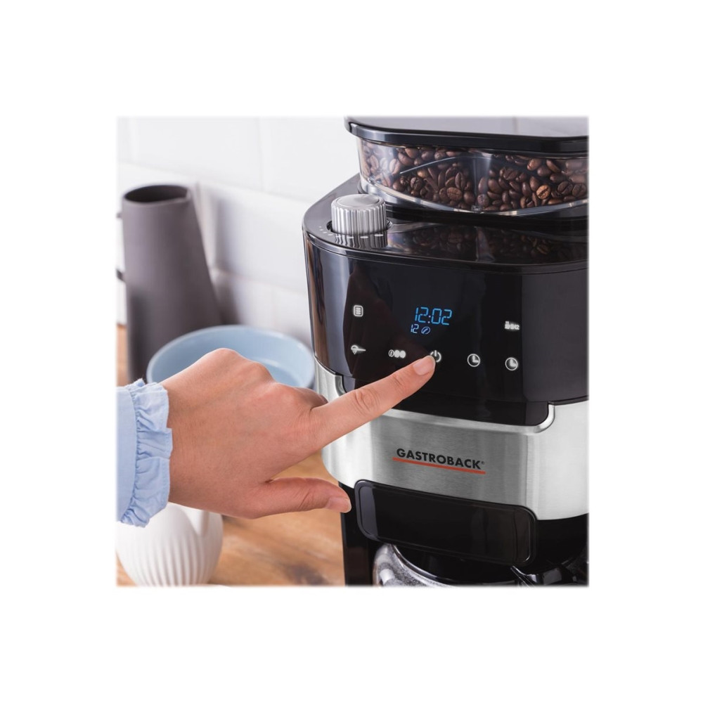Produktbild för Gastroback Grind & Brew Pro - kaffemaskin