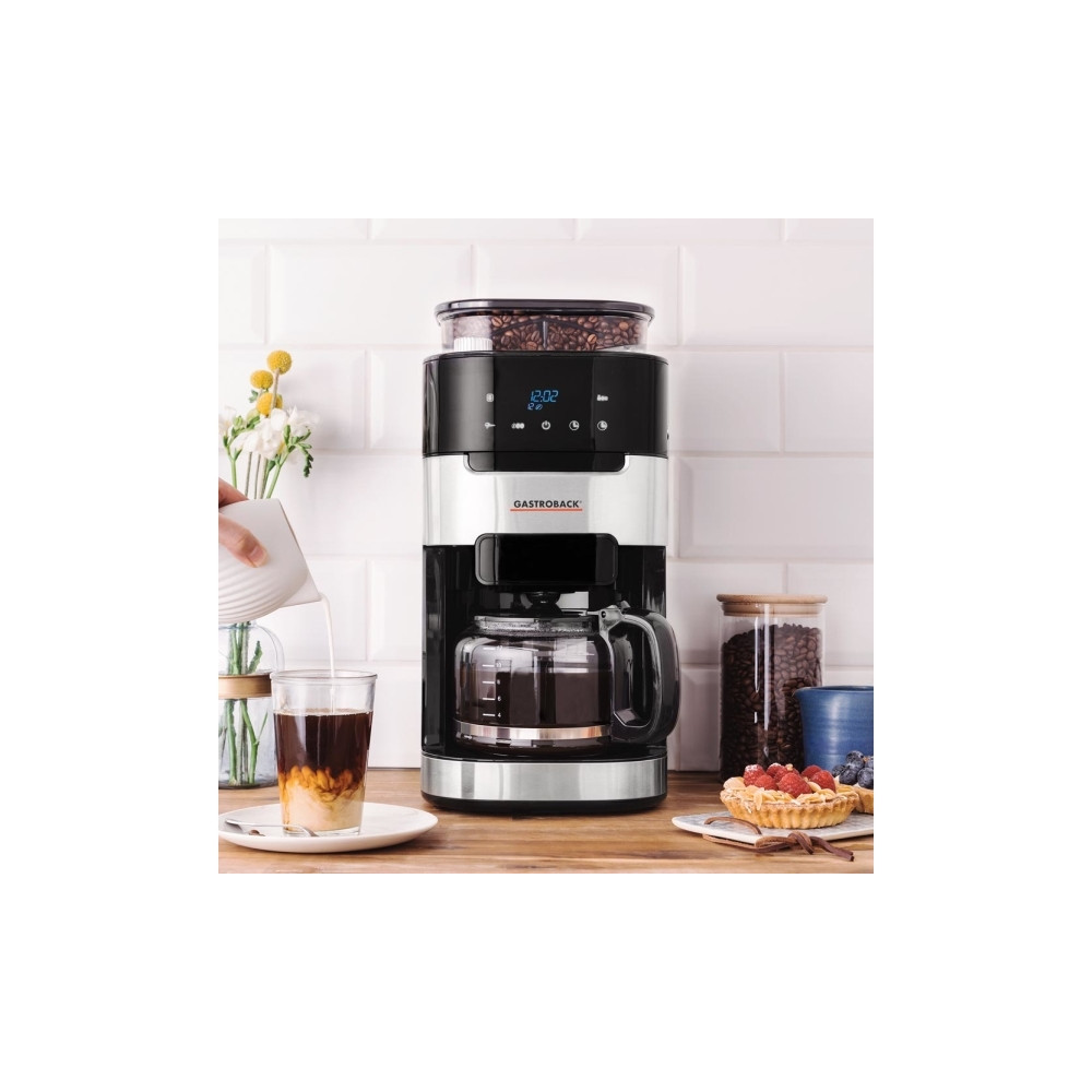 Produktbild för Gastroback Grind & Brew Pro - kaffemaskin