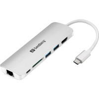 Produktbild för Sandberg - dockningsstation - USB - HDMI - 1GbE