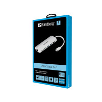 Produktbild för Sandberg - dockningsstation - USB - HDMI - 1GbE