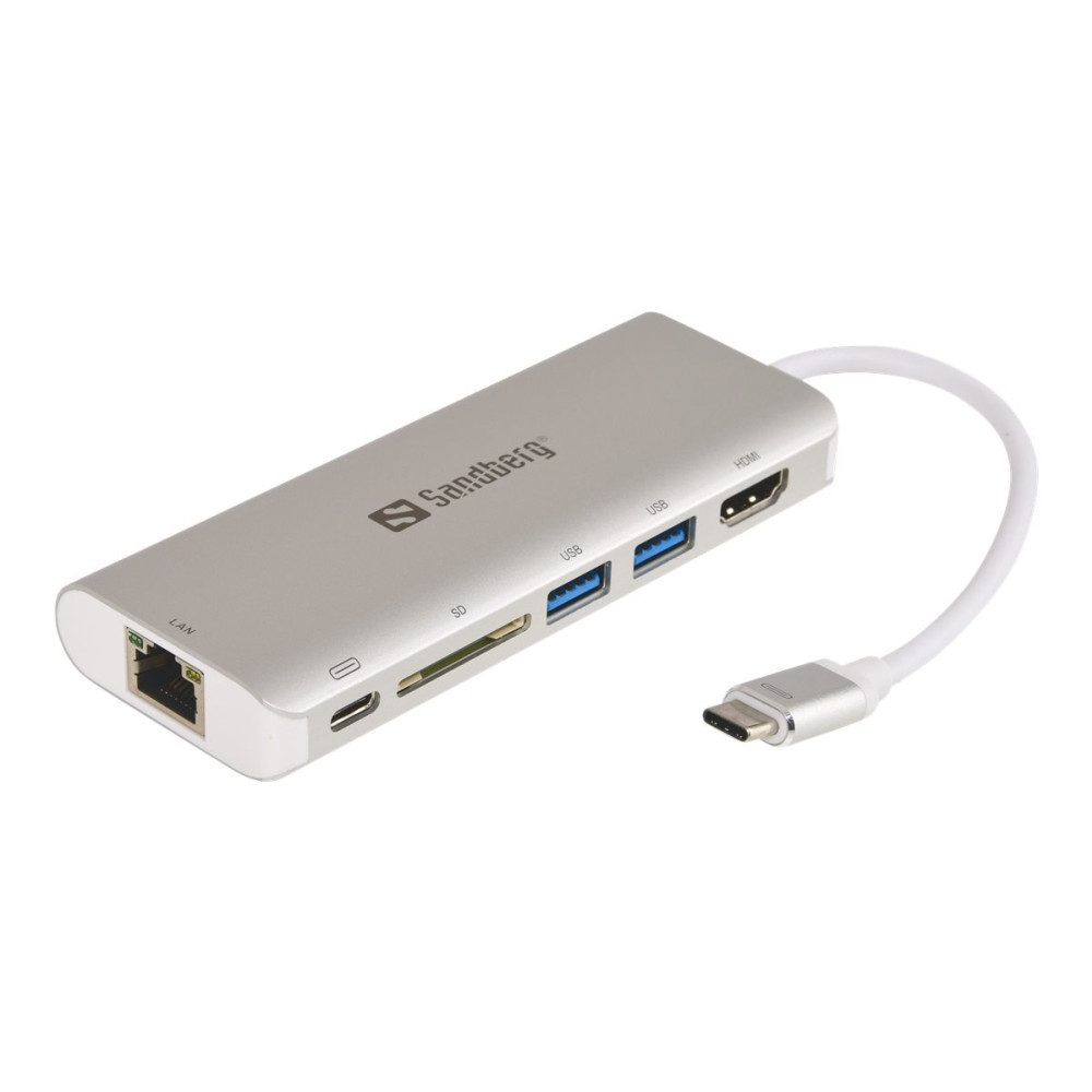 Produktbild för Sandberg - dockningsstation - USB - HDMI - 1GbE