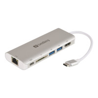 Produktbild för Sandberg - dockningsstation - USB - HDMI - 1GbE