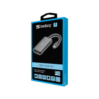 Produktbild för Sandberg - dockningsstation - USB - HDMI - 1GbE